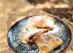 Foto principal de Mini napolitanas con papel de arroz en airfryer