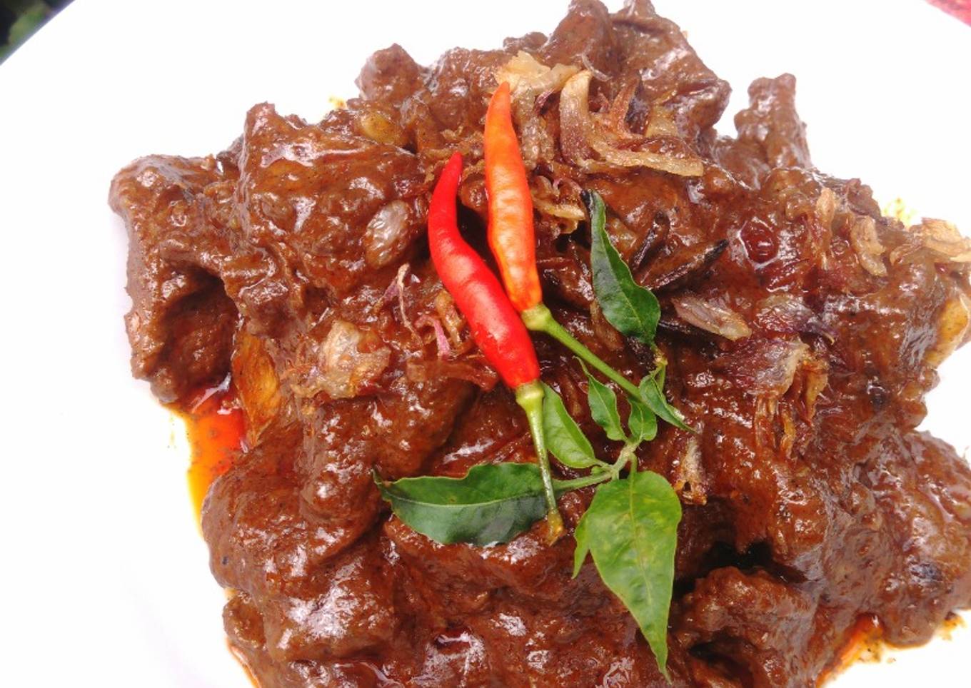 Rendang bumbu instan praktis