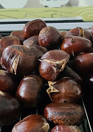 Hình của món Hạt dẻ rang bơ.