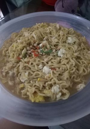 Foto resep Mie goreng nyemek ala warkop