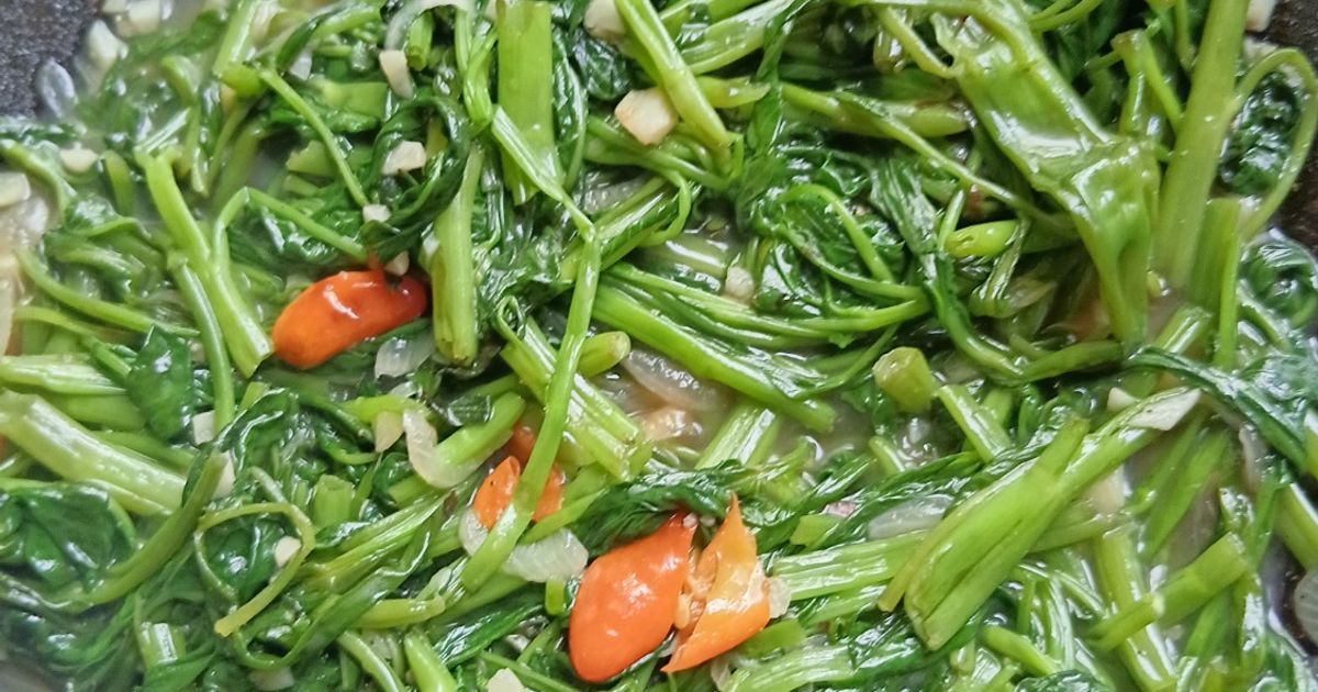 Tumis kangkung simpel