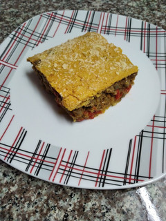 Una foto de Pastel vegano de lentejas :)