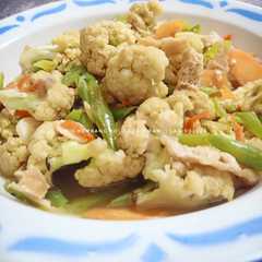 A picture of Tumis kembang kol saos tiram.