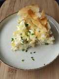 Leek and Feta Filo Tart