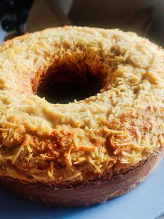 Foto resep Bolu Pisang 2 Telur Tanpa Mixer Lembut