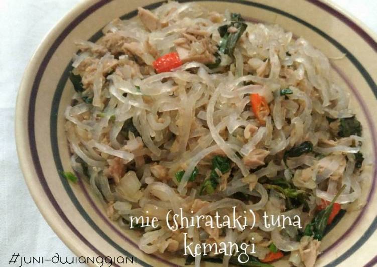 Mie (shirataki) tuna - kemangi
#SelasaBisa