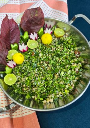 عکسی از دستور سالاد تبوله با باکویت 🥗 Tabboule buckwheat salad