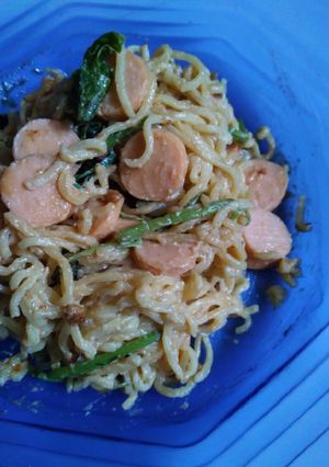 Foto resep Indomie Carbonara (Gampang & Murah)