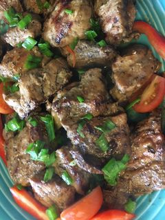 Una foto de Filete de cerdo a la plancha