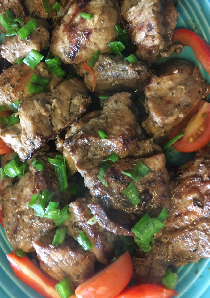 Una foto de Filete de cerdo a la plancha