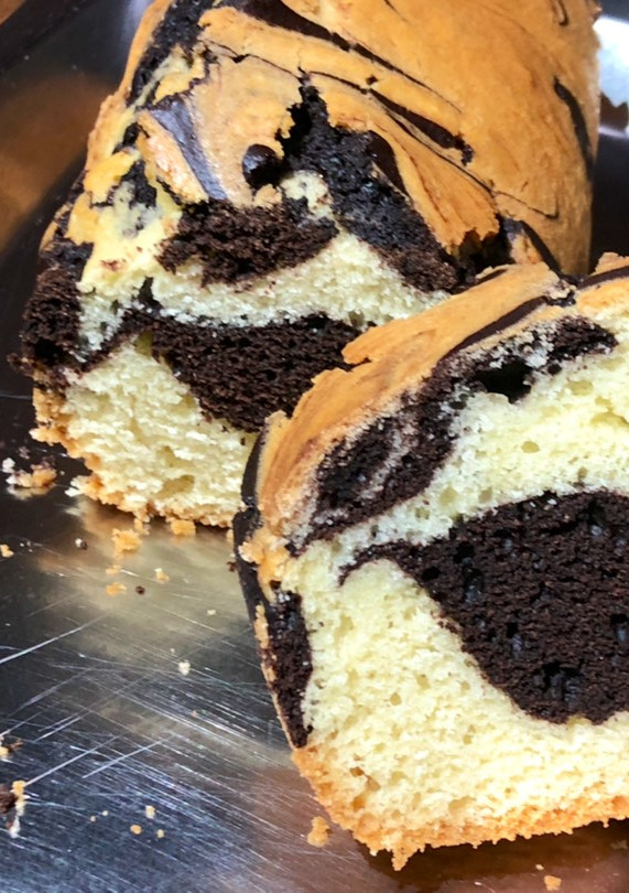 Una foto de Budín marmolado