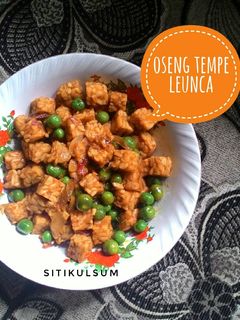 Foto resep Oseng tempe leunca