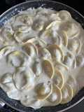 Tortelinis de setas con salsa carbonara