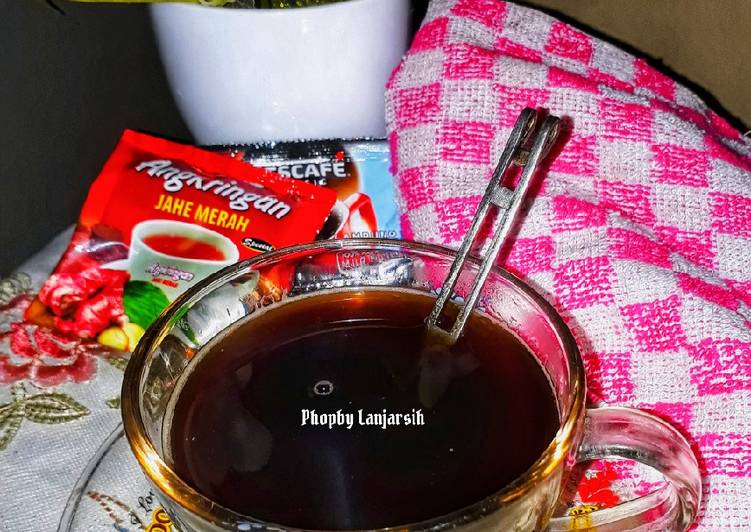 Cara Gampang Menyiapkan Nescafe Jahe Merah &#34;Mama Fifian&#34; yang Enak
