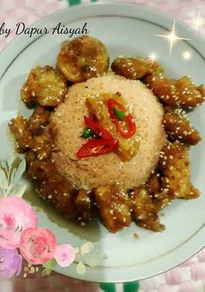 Foto resep Dragon Rice Aisyah/ Nasi Buah Naga