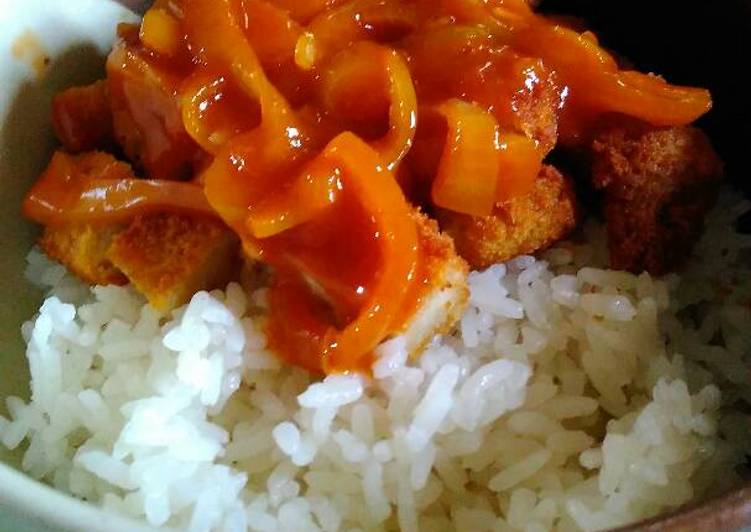 Langkah Mudah Menyiapkan Rice bowl ala rice box Enak Banget