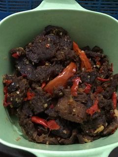 Foto resep Daging geprek balado