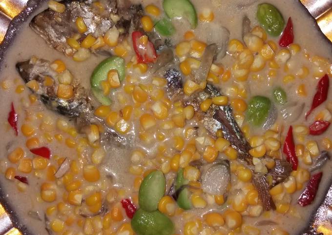 Resep: Peda jagung pete msk santan Yang Mudah