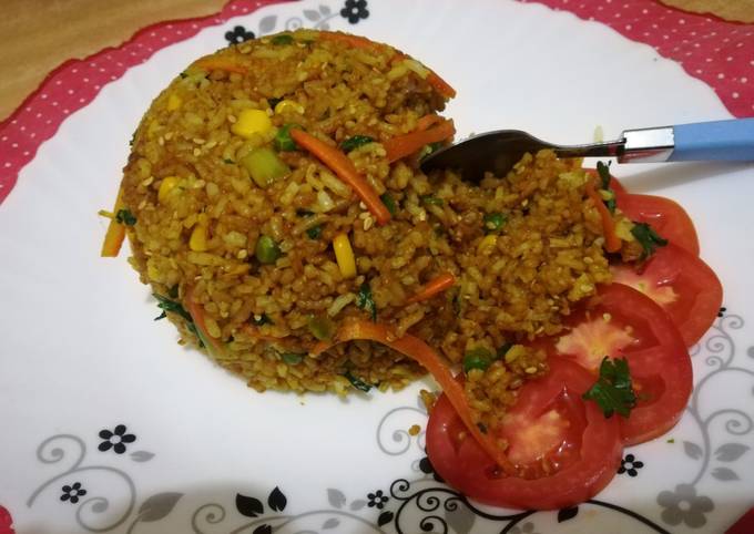 Fried vegetable rice