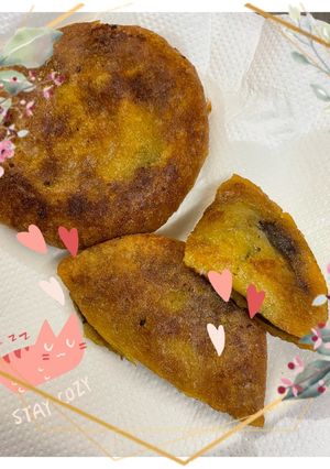 紅豆地瓜糯米餅 的食譜成品照片