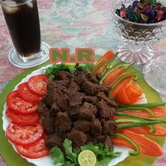 A picture of Tawa tikka kaleji.