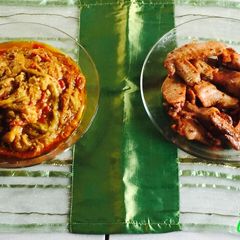 A picture of Afghanistan Eid lunch.