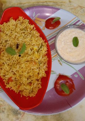 A picture of Veg Biryani.