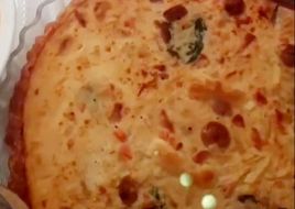 Quiche de Atum, Tomate e Espinafres