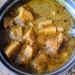 A picture of Suran masala.