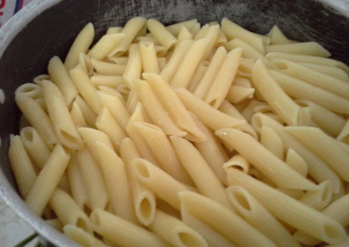 Penne with vegetables