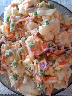A picture of Festive potato salad.