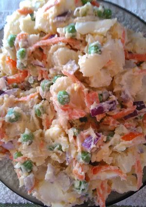 A picture of Festive potato salad.