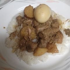 A picture of My Lola's Pork Adobo.