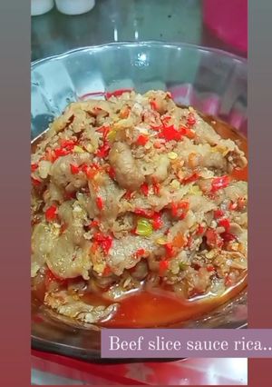 Foto resep Beef slice sauce rica