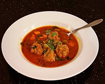 Ultimate Make Recipe Meatballs in Tomato Vegetable Broth Savory Delicious