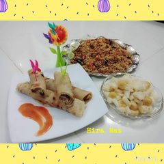 A picture of Crispy chicken Paratha roll KokabAndCookpad.