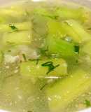 Canh mùng nấu lạc
