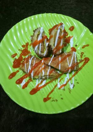 Foto resep Roti gulung sosis telur keju
