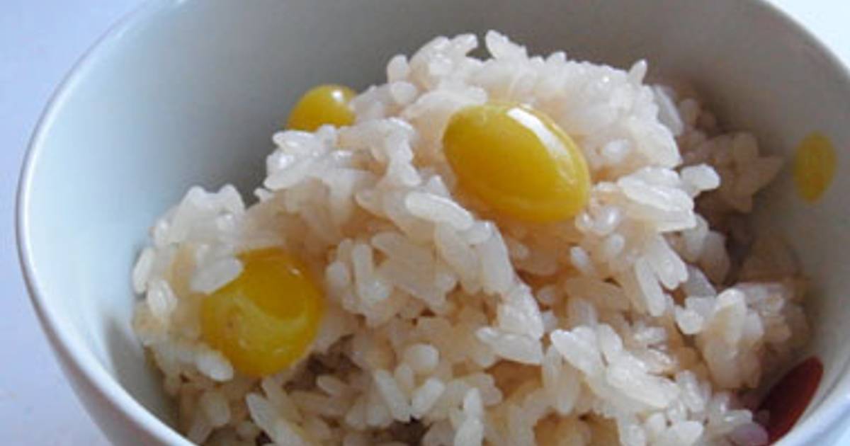 Steamed Rice With Soft Gingko Nuts Recipe by cookpad.japan Cookpad