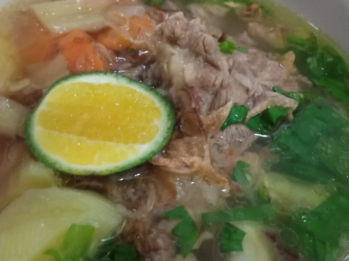 Cara Gampang Membuat Resep Sop iga sapi yang Lezat Sekali