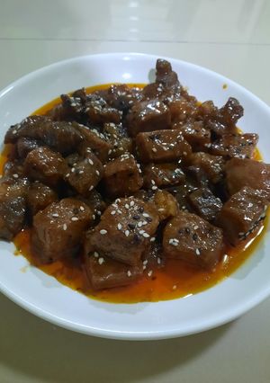 Foto resep Saikoro Saus Gochujang