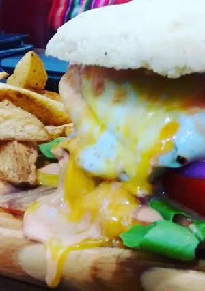 Una foto de Hamburguesa de campeones gluten free - sin tacc