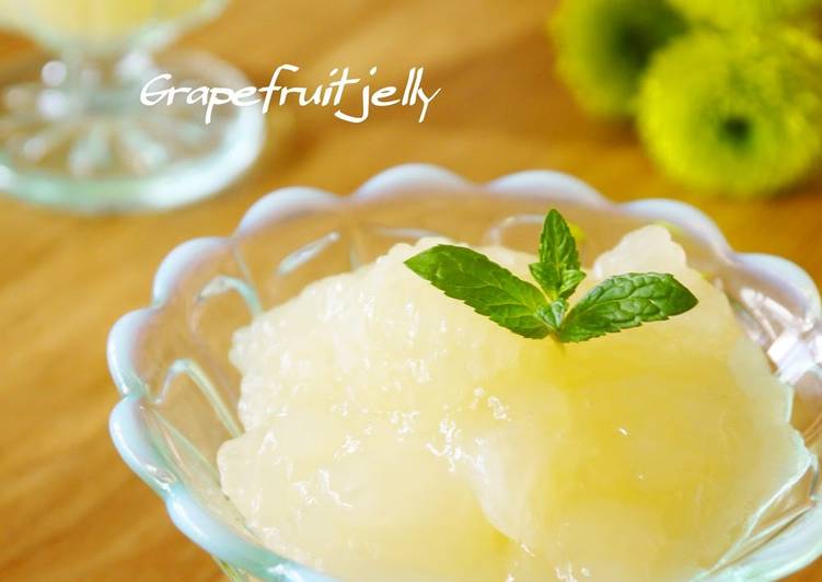 Recipe of Quick Jiggly Grapefruits Jello