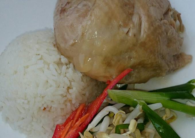 Step-by-Step Guide to Prepare Favorite Chicken Rice Dinner Set