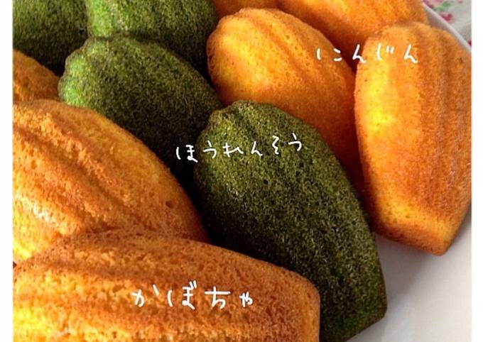 Recipe of Speedy Just Mix in a Blender Madeleine with Vegetable Paste