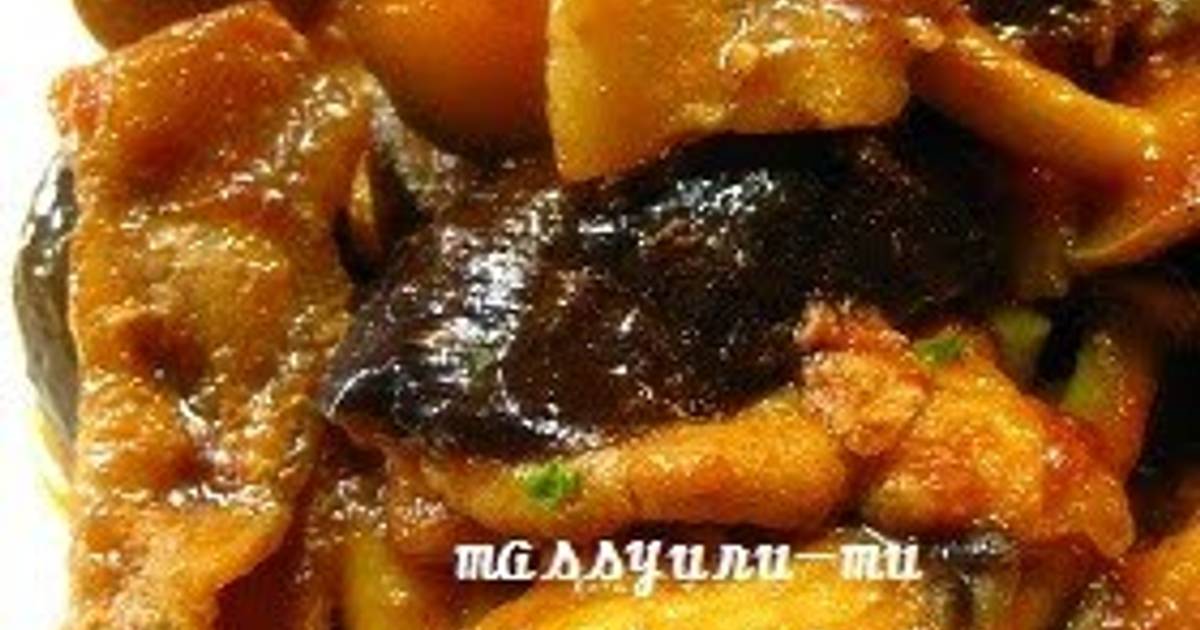 Pork & Eggplant StirFry with Ketchup Curry Sauce Recipe by cookpad