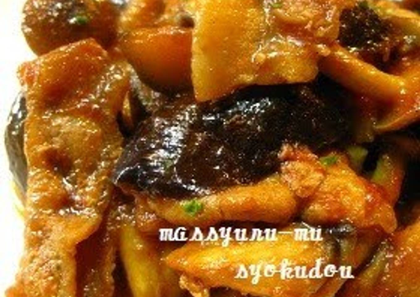 Pork & Eggplant Stir-Fry with Ketchup Curry Sauce