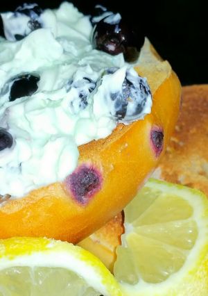 A picture of Mike's Blueberry Lemon Bagel Spread.