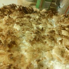 A picture of Fried Banana Pumpkin Pudding.