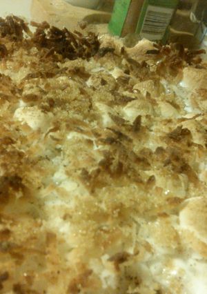 A picture of Fried Banana Pumpkin Pudding.